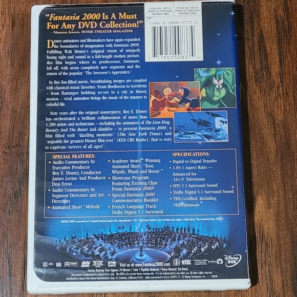 Walt Disney's FANTASIA 2000 on DVD - Picture 2 of 2